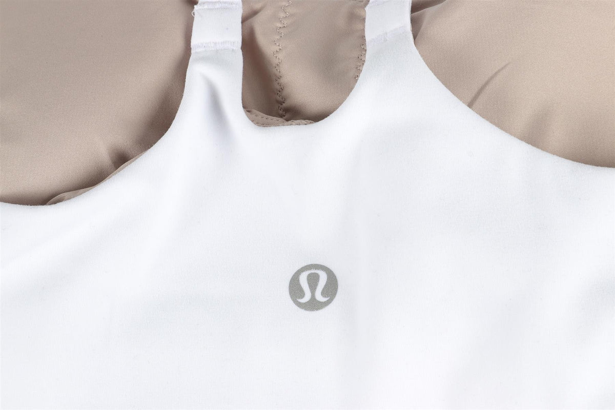 LULULEMON WHITE SPORTS BRA US 4 UK 8