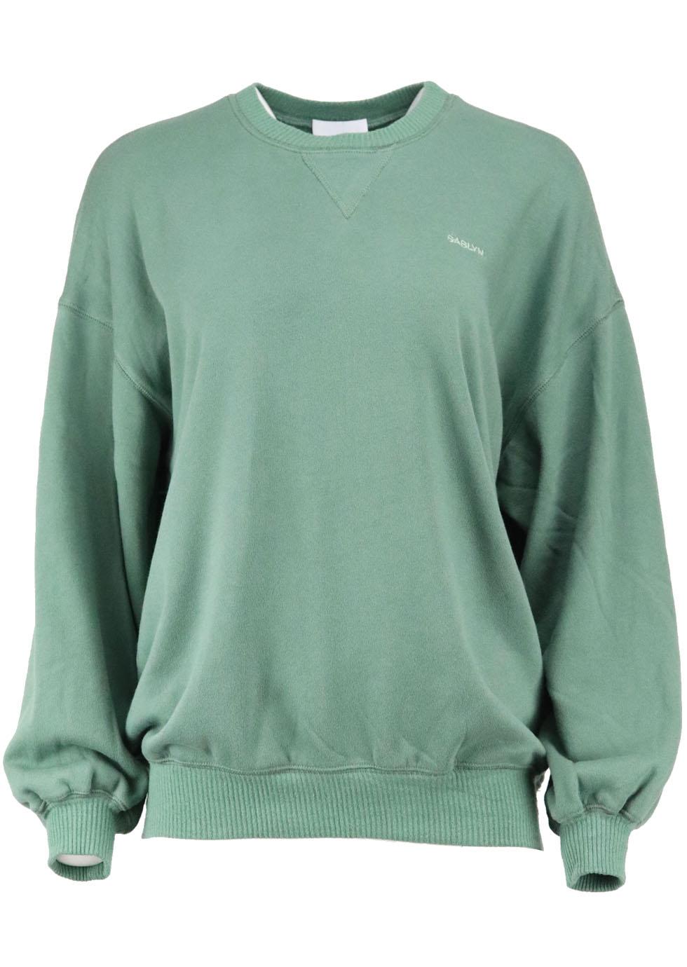SABLYN OVERSIZED COTTON JERSEY SWEATSHIRT SMALL