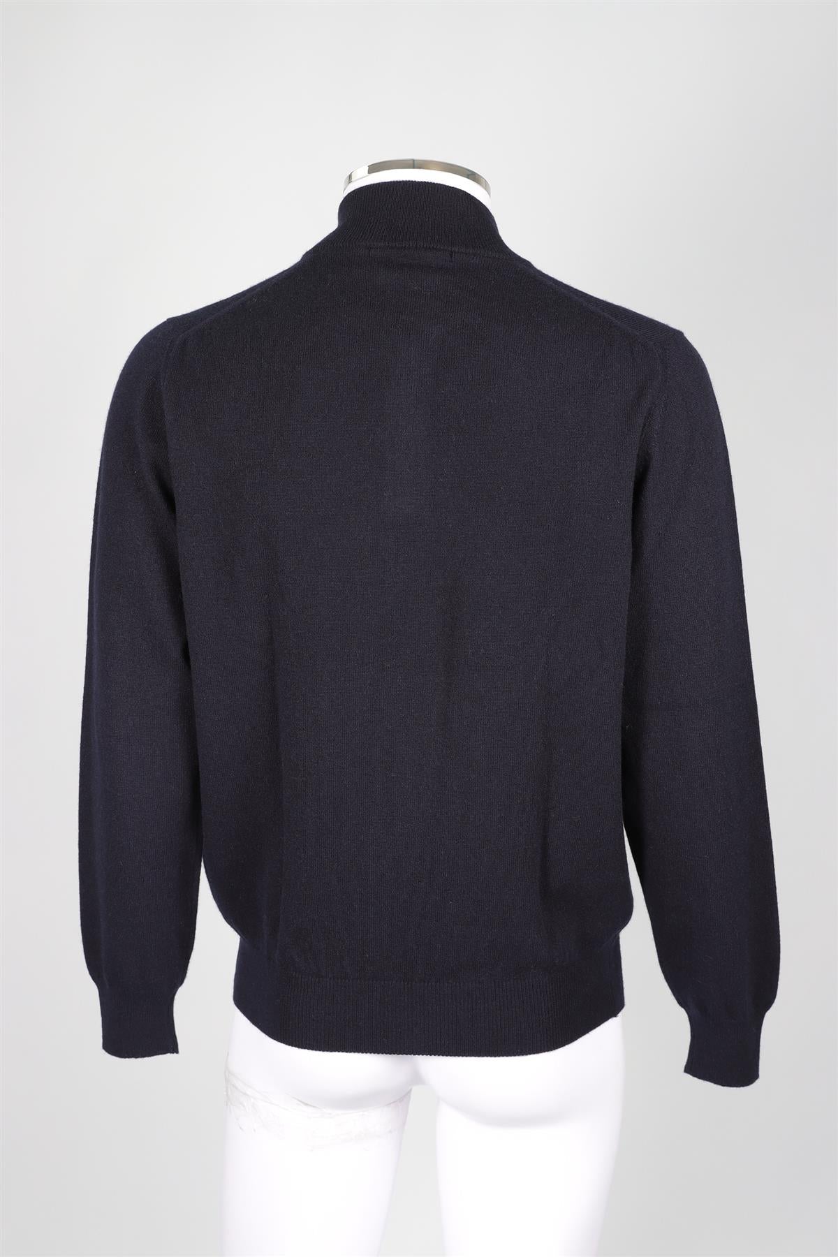 THOM SWEENEY NAVY MEN'S CASHMERE SWEATER MEDIUM