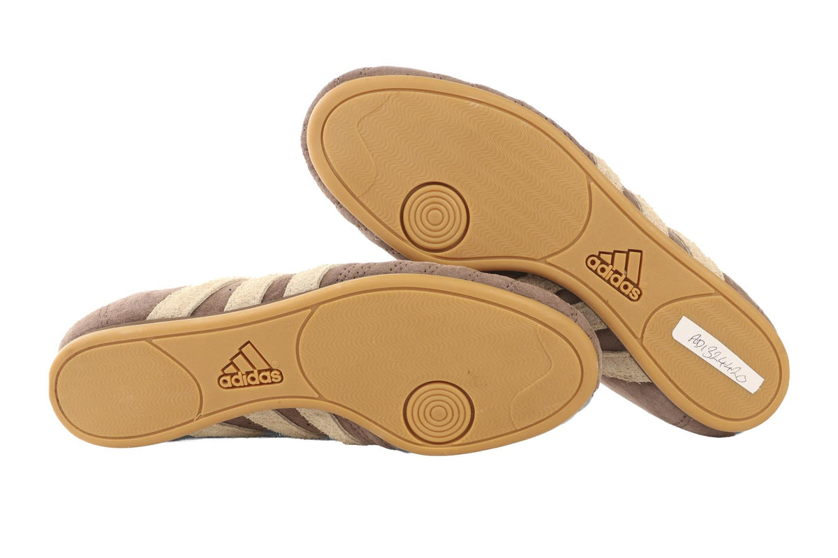 ADIDAS BROWN TAEKWONDO EARTH STRATA WHITE GUM SNEAKERS