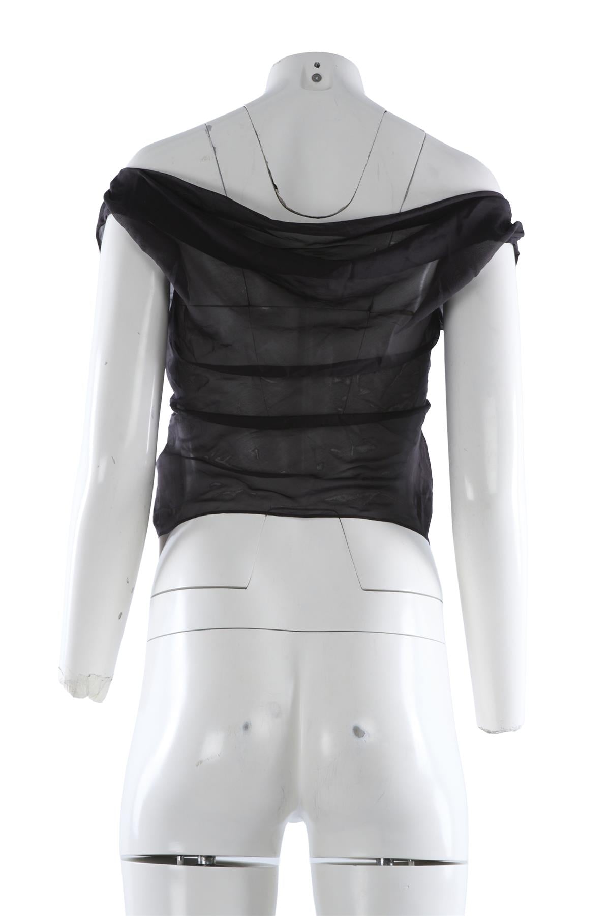 Black Silk Top