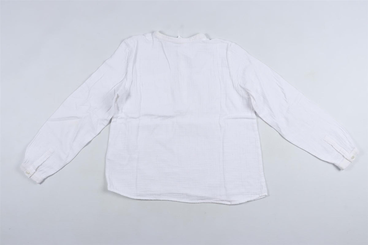 BONPOINT WHITE KIDS BOYS SHIRT 10 YEARS