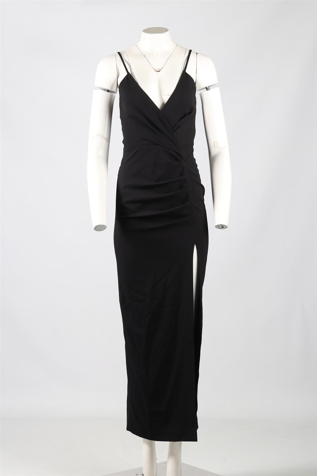 ALESSANDRA RICH WOOL BLEND MAXI DRESS IT 38 UK 6