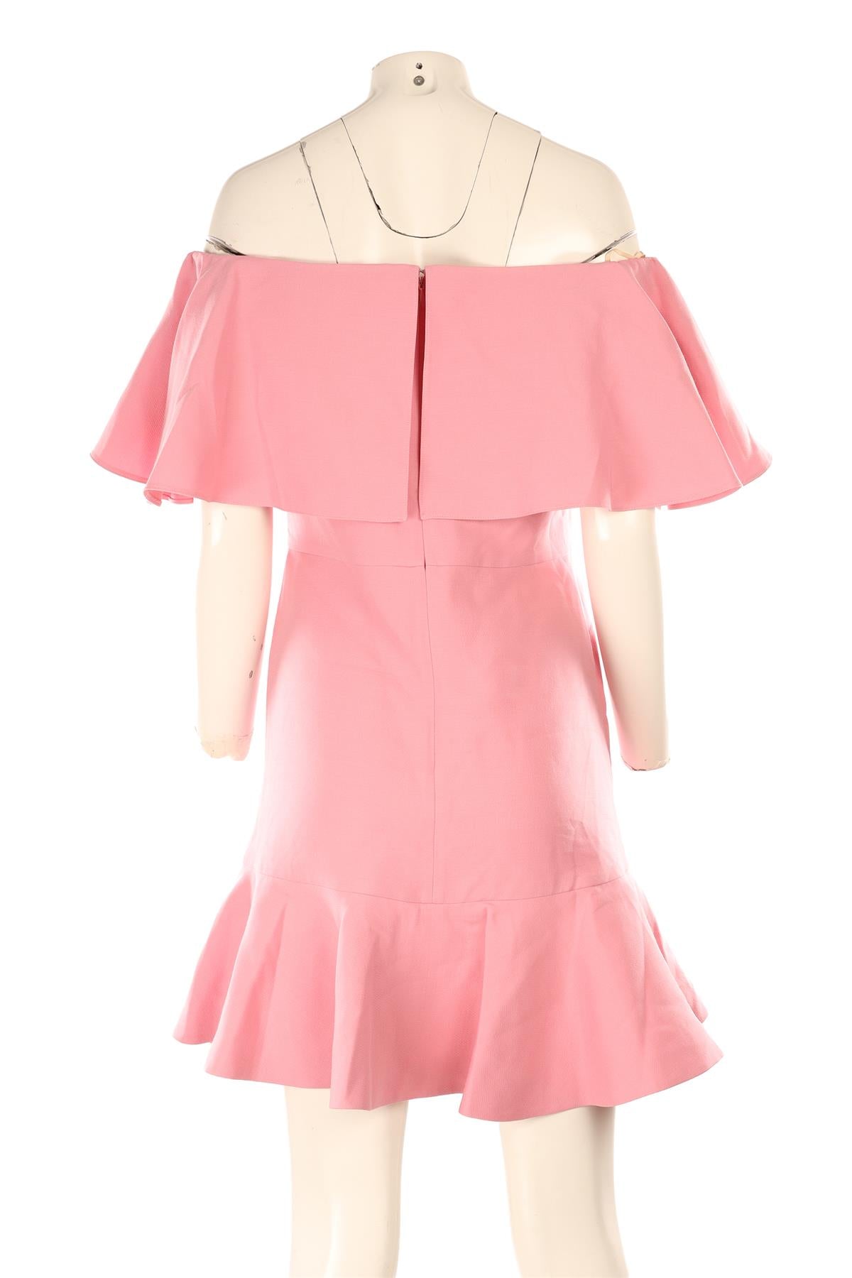 VALENTINO PINK CREPE MINI DRESS IT 44 UK 12