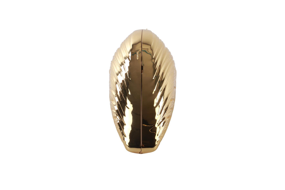 GOLD BRIDGET METAL CLUTCH