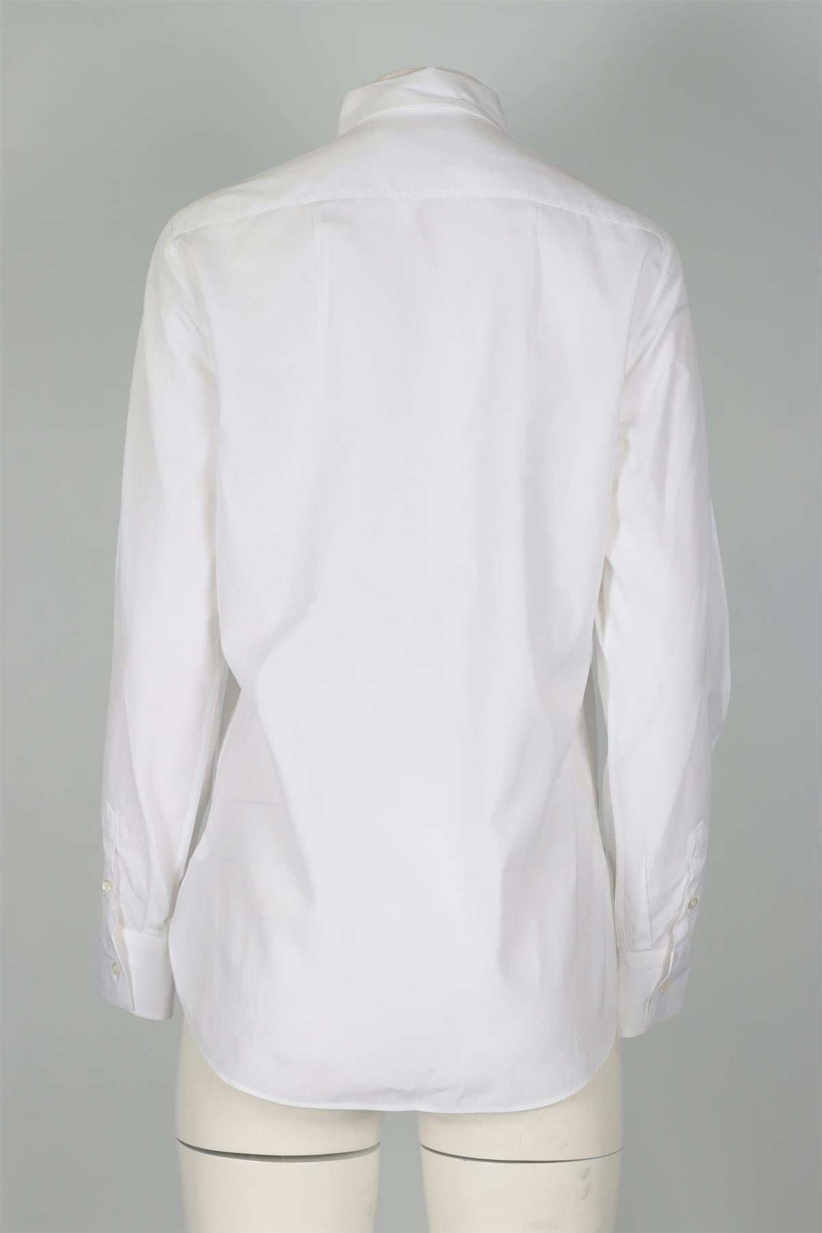 CHRISTIAN DIOR WHITE COTTON SHIRT FR 40 UK 12