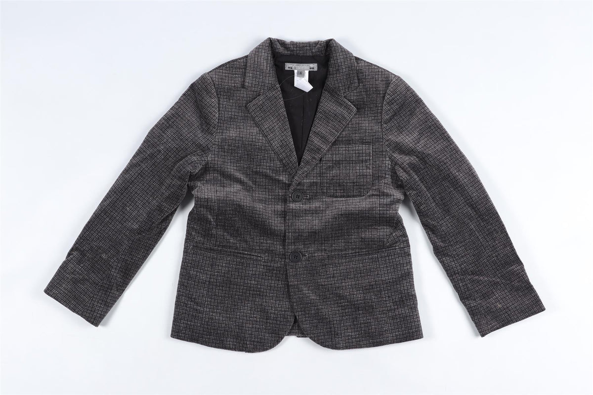 BONPOINT GREY KIDS BOY BLAZER 6 YEARS