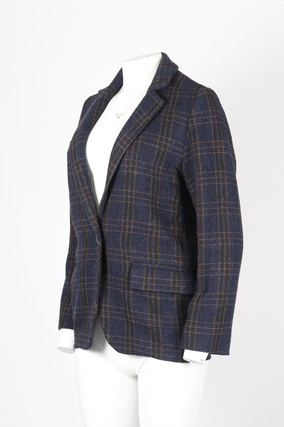 ISABEL MARANT ÉTOILE CHECKED WOOL JACKET FR 34 UK 6