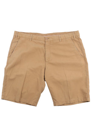 LORO PIANA BROWN MENS COTTON SHORTS IT 56 UK 48