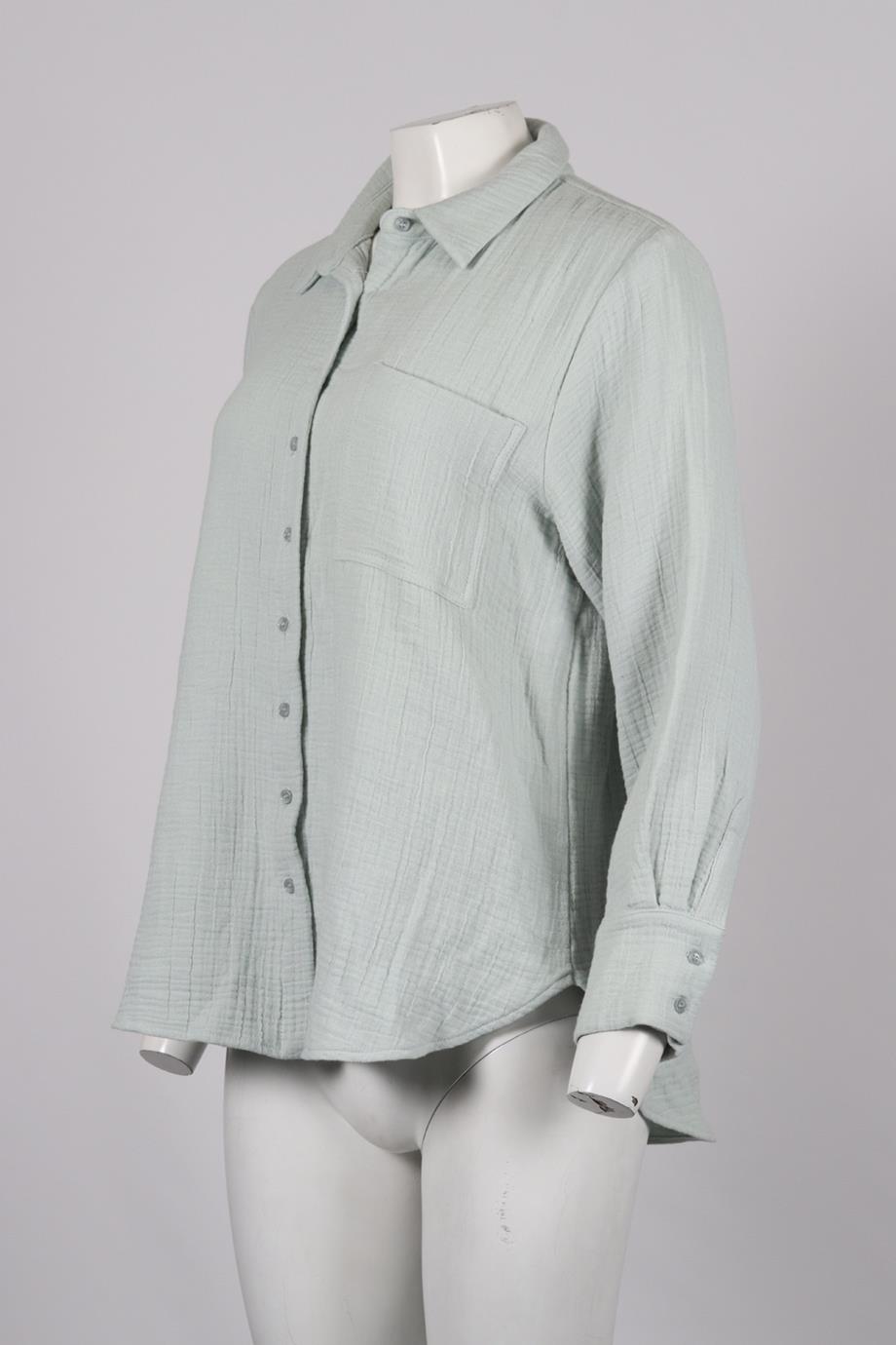SABLYN COTTON BLEND SHIRT SMALL