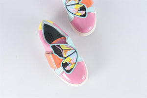 SOPHIA WEBSTER PINK KIDS GIRLS LEATHER SNEAKERS EU 26 UK 8.5 US 9.5