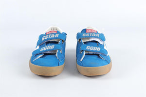 GOLDEN GOOSE DELUXE BRAND BLUE KIDS GIRLS SNEAKERS EU 27 UK 9 US 10