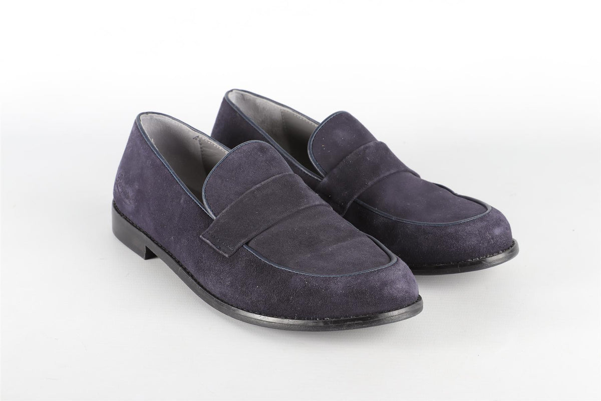 BONPOINT NAVY KIDS BOYS LOAFERS EU 35 UK 2.5 US 3.5