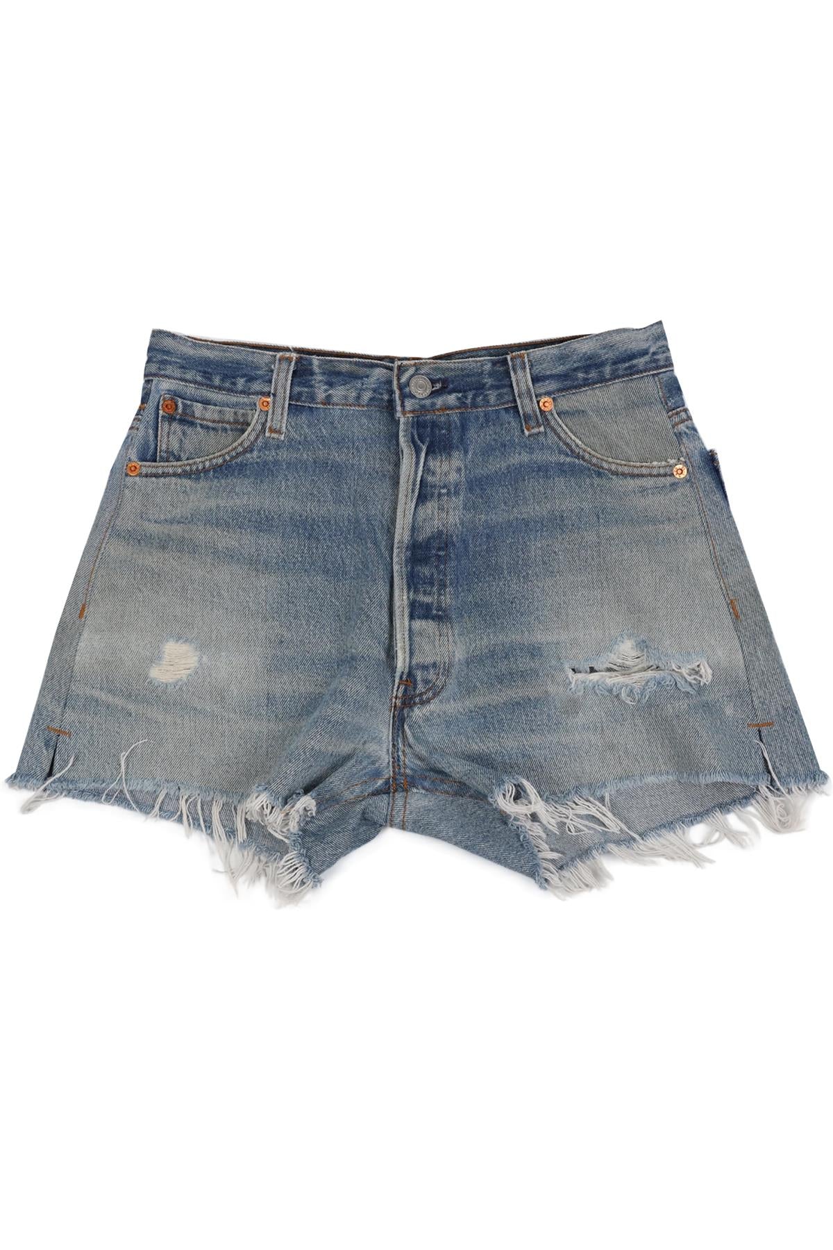 RE/DONE HIGH RISE DENIM SHORTS W27 UK 8-10
