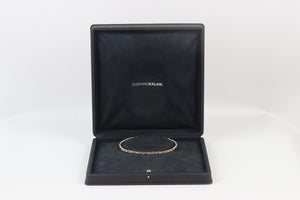 SUZANNE KALAN 18 KARAT ROSE GOLD BAGUETTE DIAMOND CHOKER