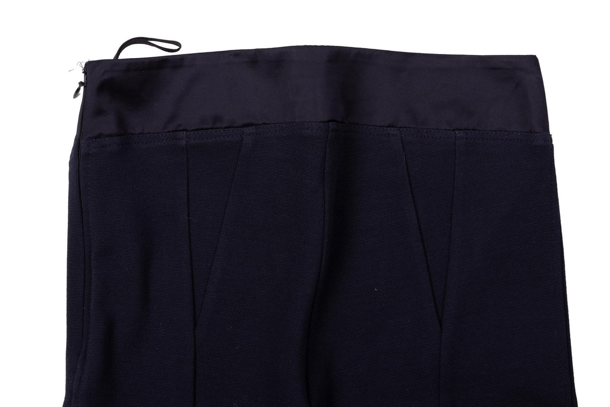 GIVENCHY NAVY WOOL LEGGINGS FR 34 UK 6