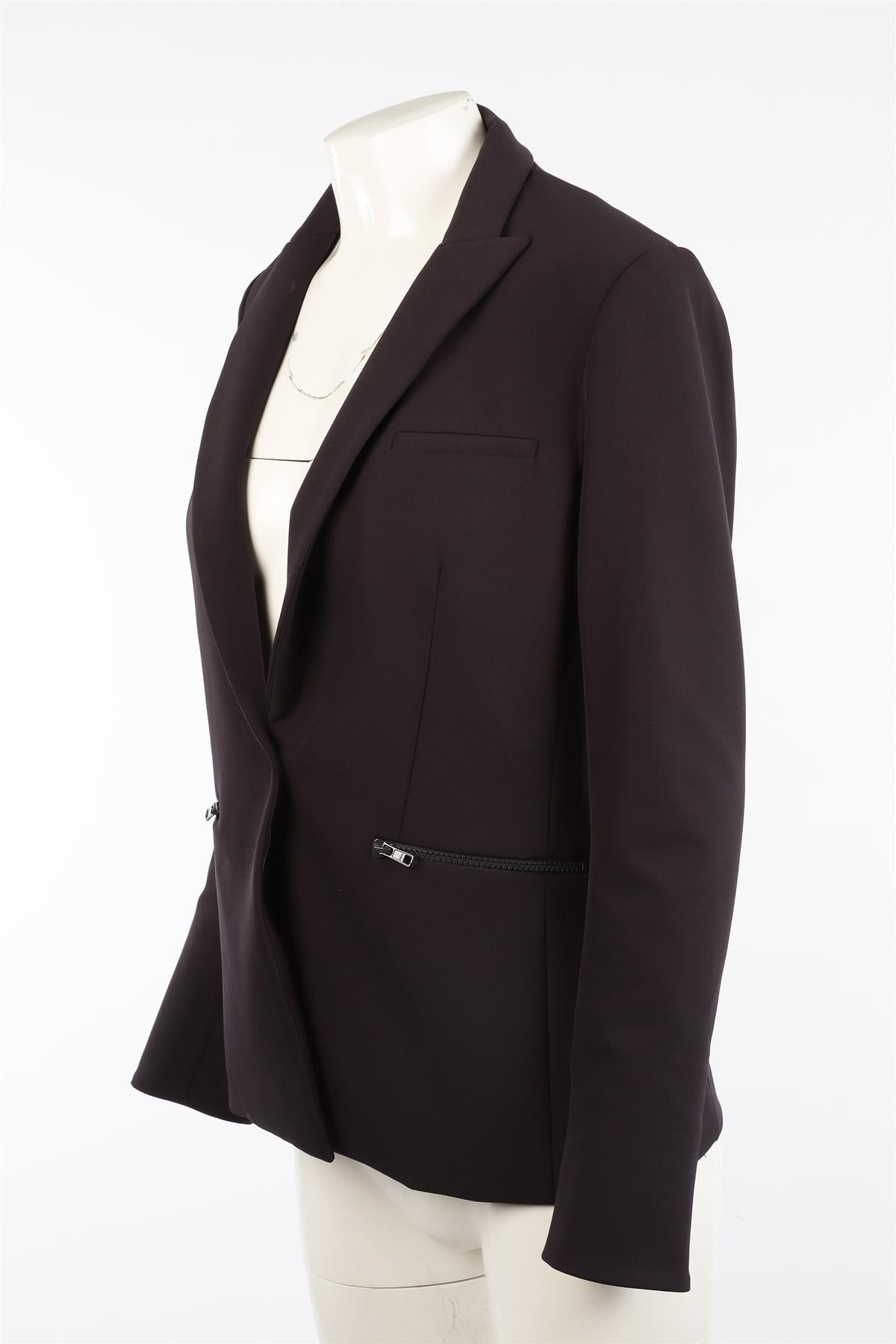 VERONICA BEARD NAVY JERSEY BLAZER US 6 UK 10