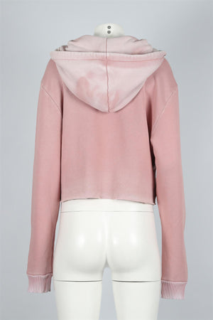 COTTON CITIZEN PINK COTTON HOODIE LARGE