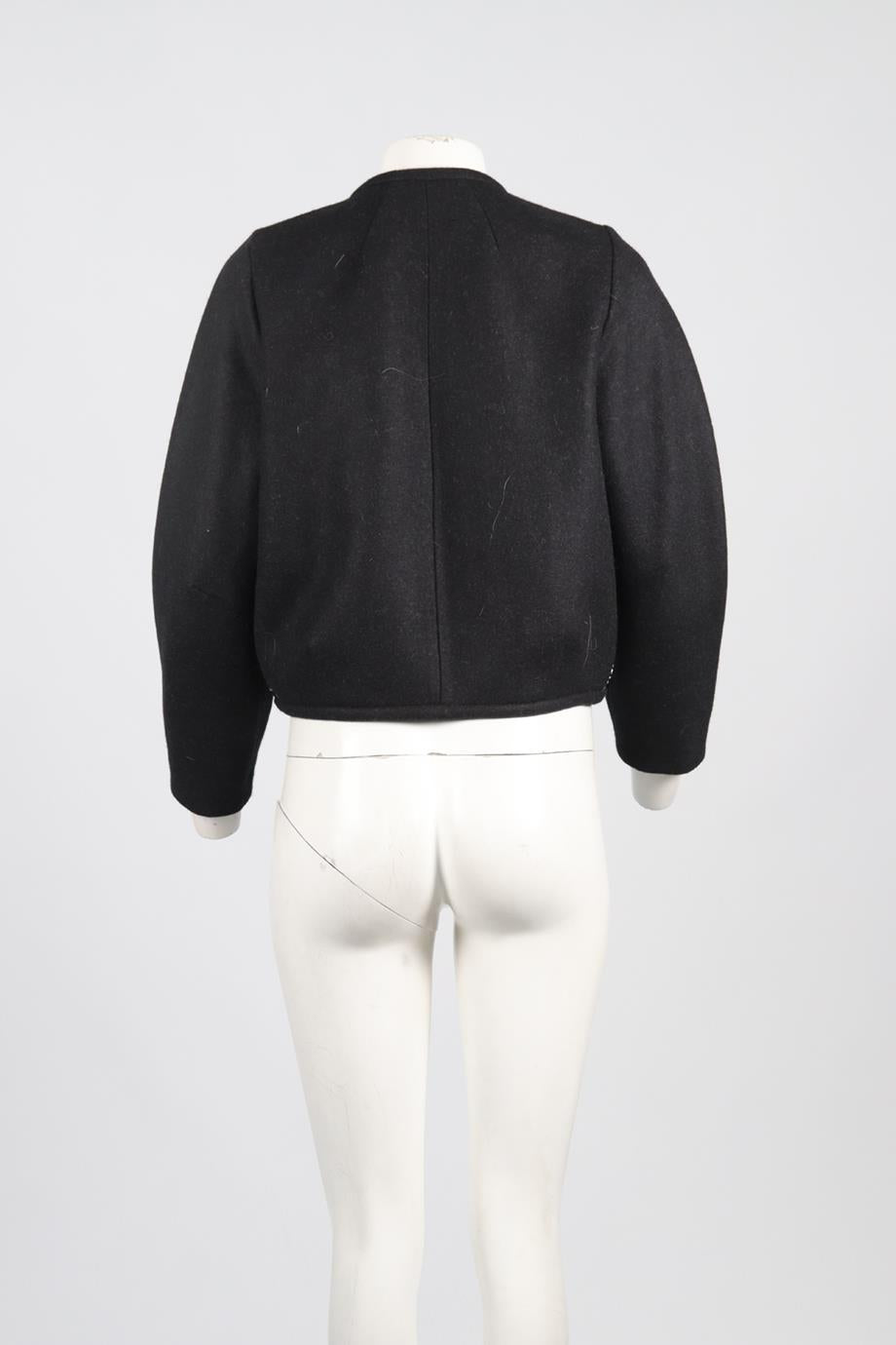 ISABEL MARANT CALF HAIR AND WOOL JACKET FR 38 UK 10