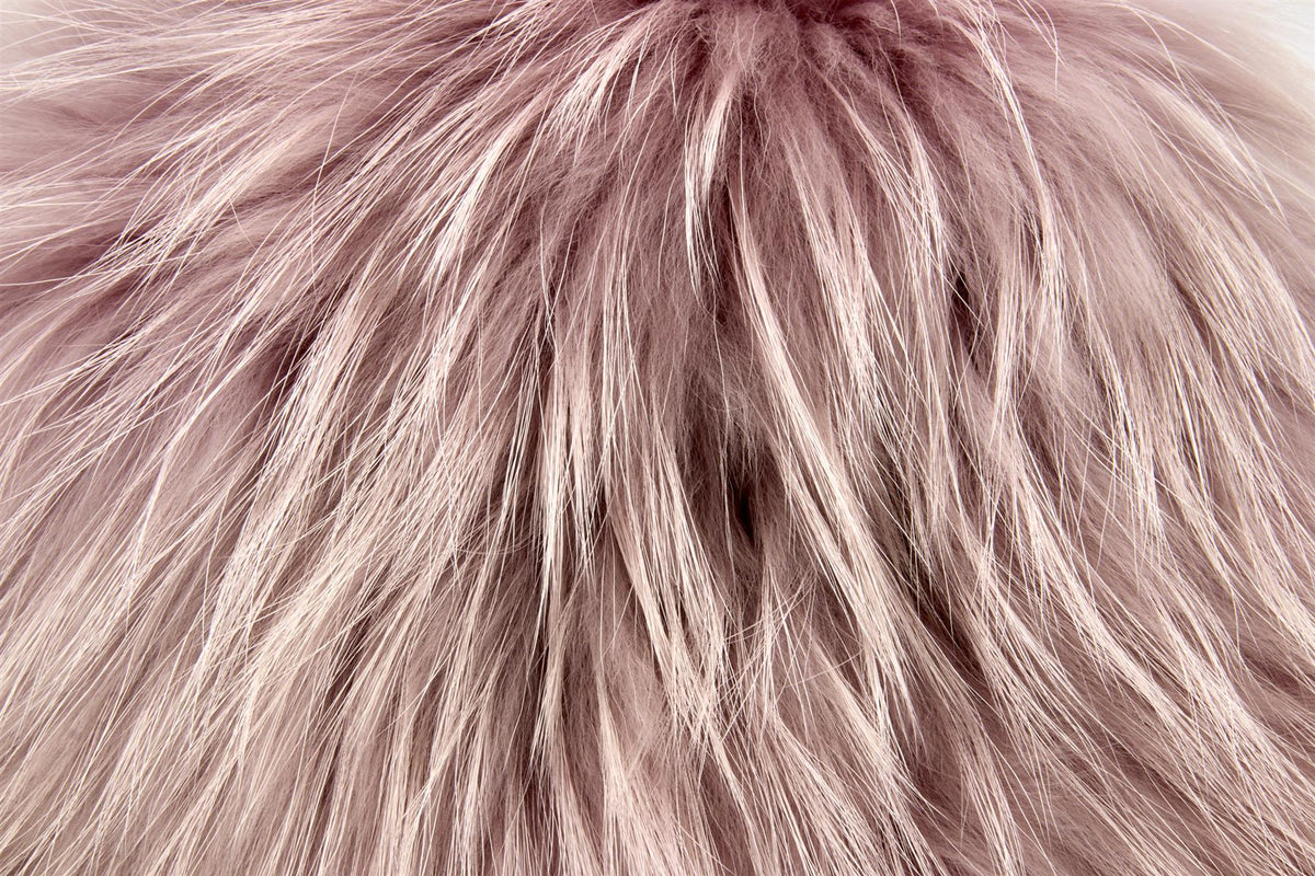 UNBRANDED PINK FOX FUR HAT ONE SIZE