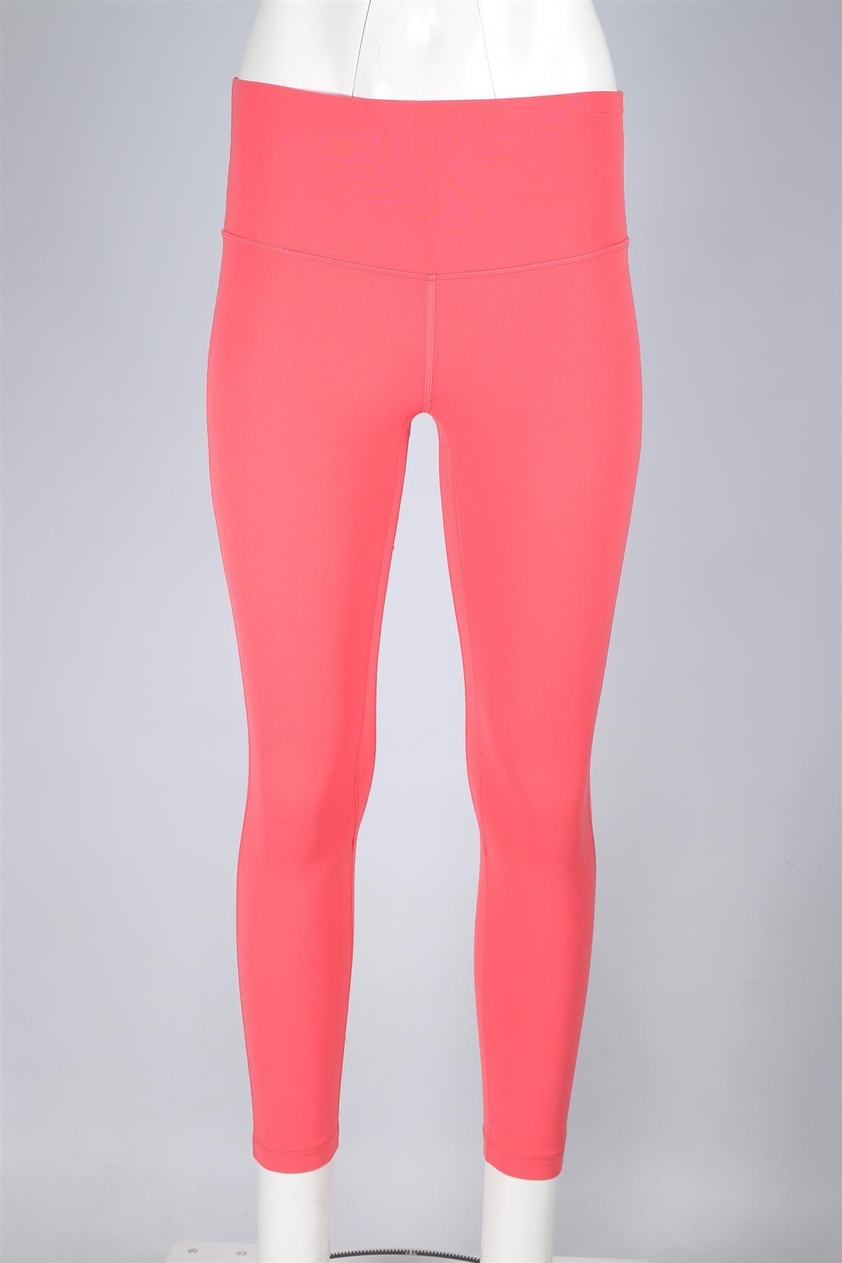 LULULEMON DESERT RED JERSEY LEGGINGS UK 6