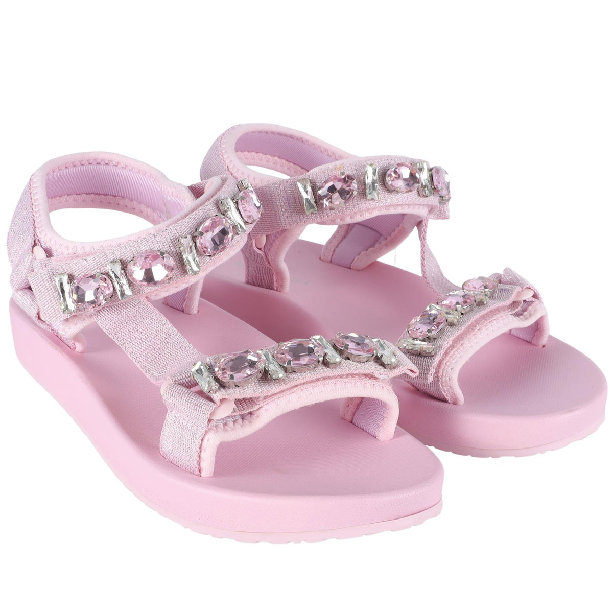 MONNALISA PINK RUBBER SANDALS EU 36 UK 3.5 US 4.5