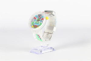 SWATCH MULTI DRAGON IN CLOUD SILICONE WATCH