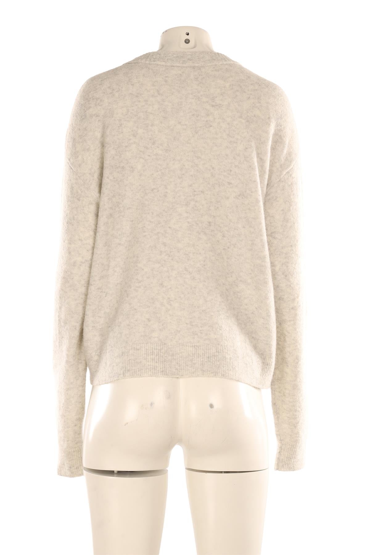 AMERICAN VINTAGE GREY KNIT CARDIGAN XSMALL-SMALL