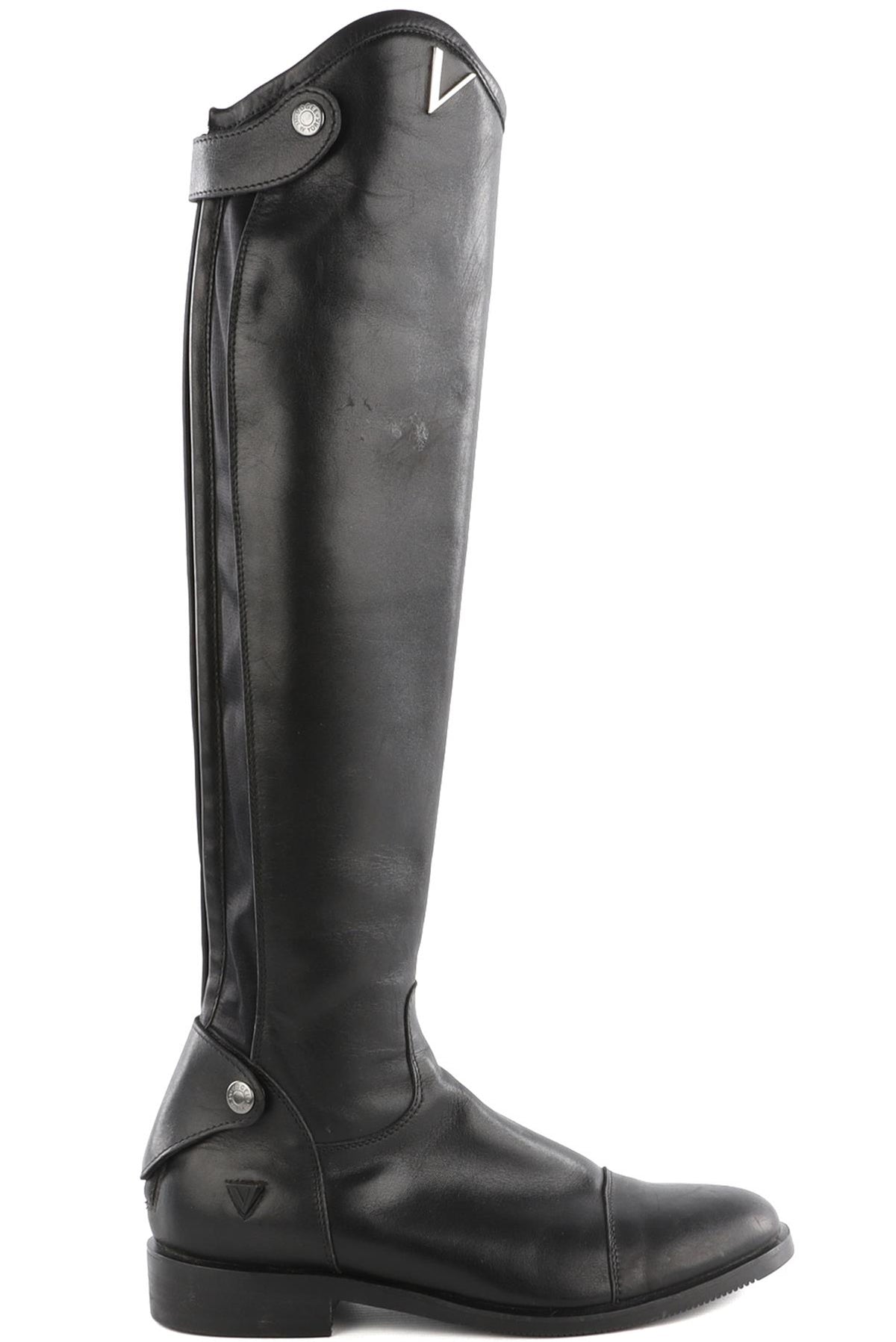 VOGEL BLACK LEATHER RIDING BOOTS EU 36 UK 3 US 6