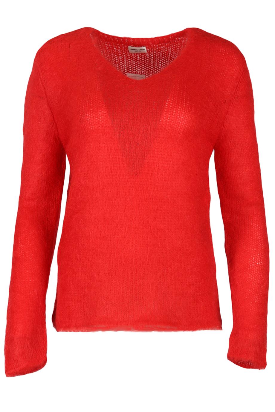 SAINT LAURENT MOHAIR BLEND SWEATER XSMALL