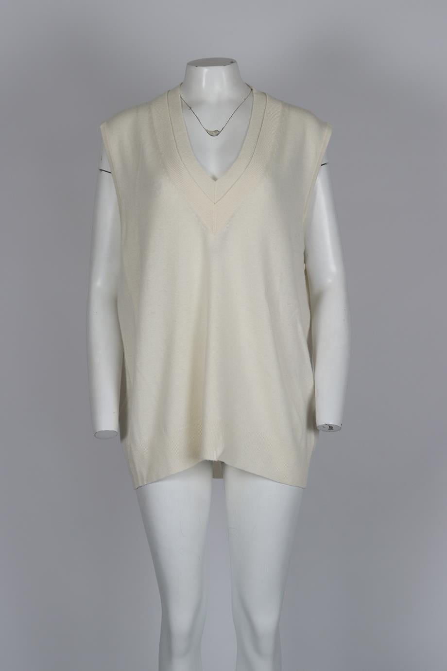 CHRISTOPHER ESBER WOOL AND CASHMERE BLEND SWEATER MEDIUM