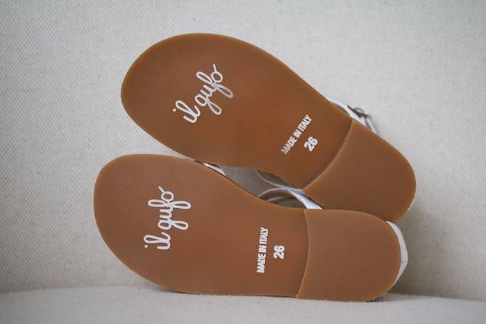 IL GUFO GIRLS WHITE LEATHER FLORAL SANDALS EU 26 UK 8.5