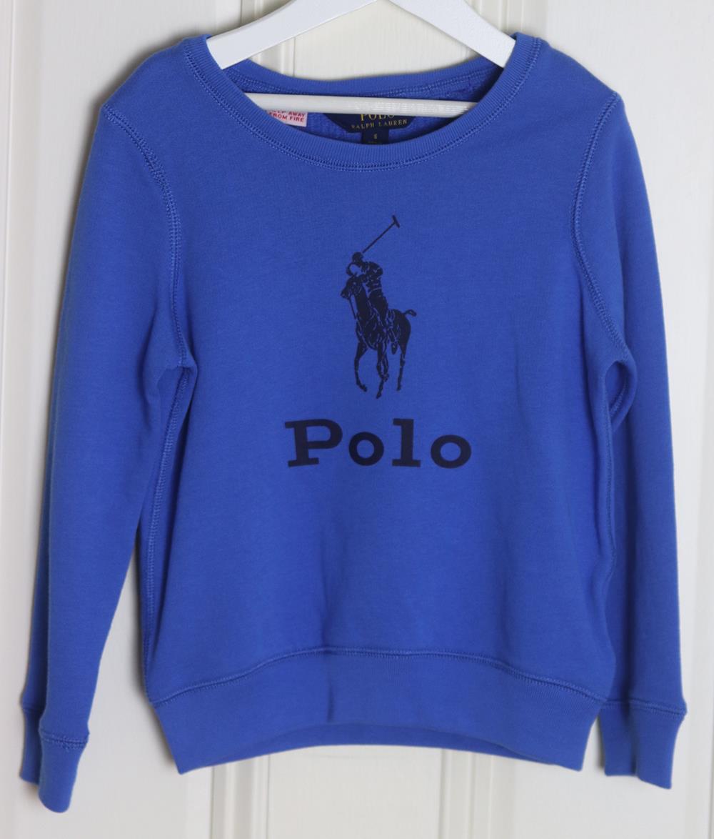 POLO RALPH LAUREN KIDS GIRLS COTTON SWEATSHIRT 6 YEARS