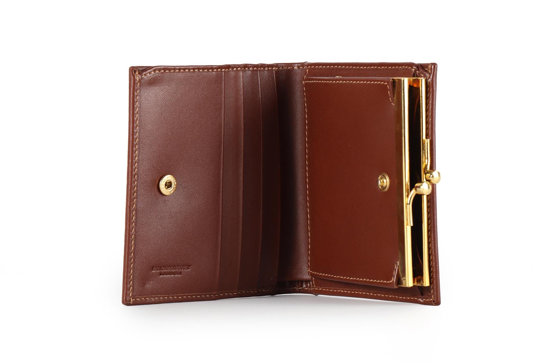 Burberry Brown Leather Wallet