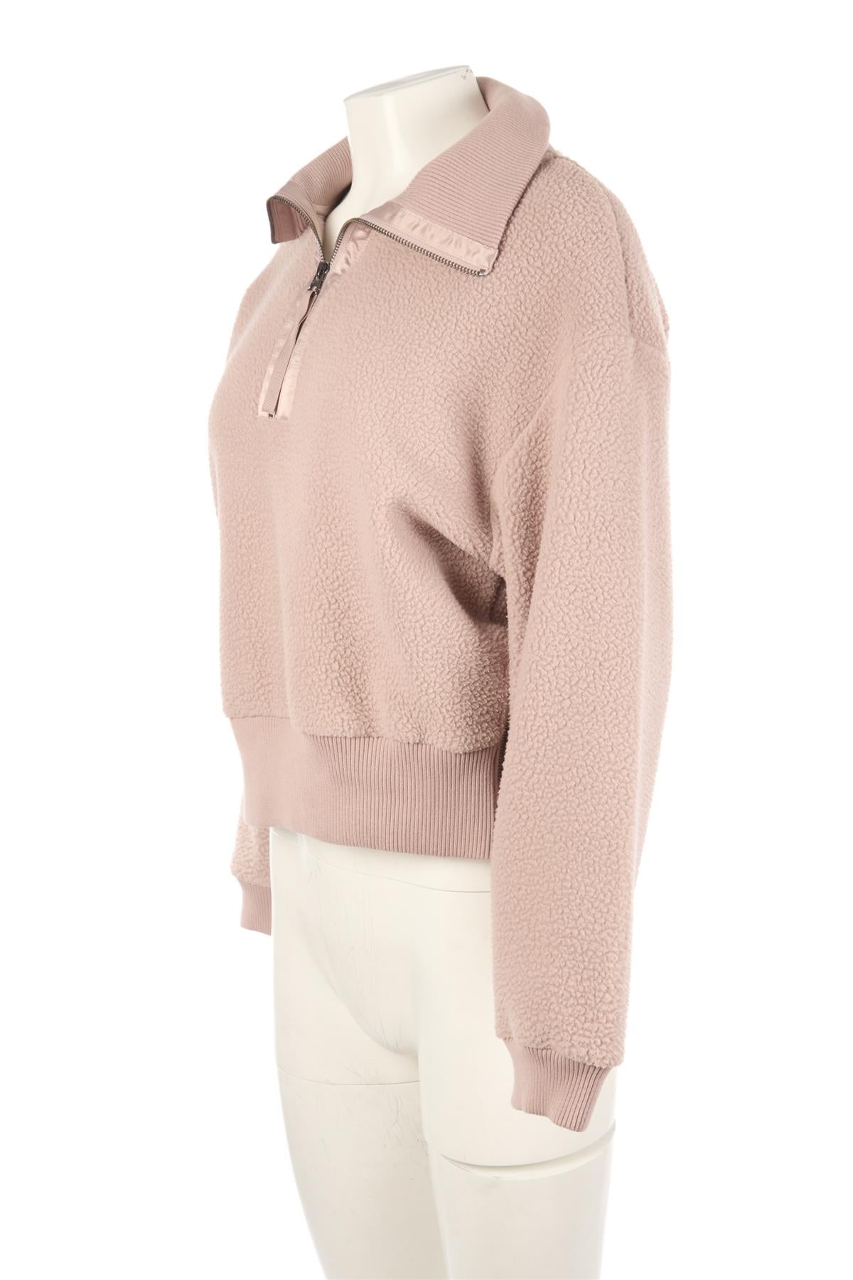 VARLEY PINK FLEECE SWEATSHIRT MEDIUM