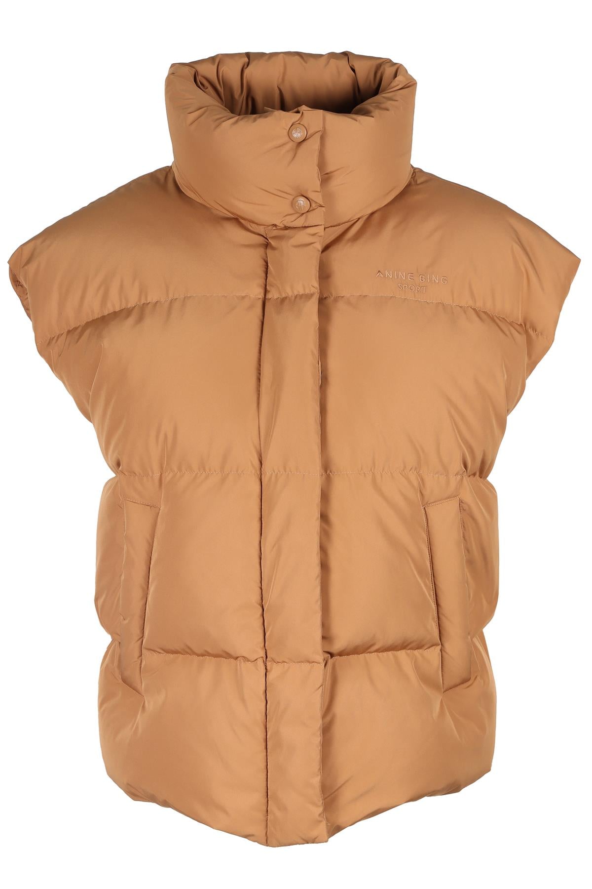 ANINE BING BROWN PADDED DOWN GILET SMALL