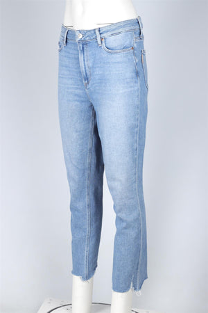 PAIGE BLUE HIGH RISE SKINNY JEANS W31 UK 12-14