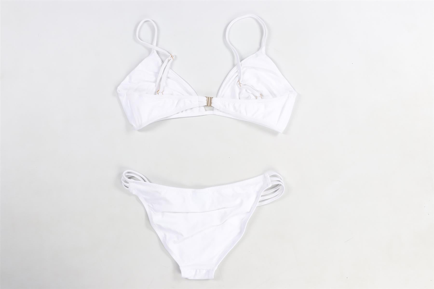 MELISSA ODABASH WHITE BIKINI UK 10-14
