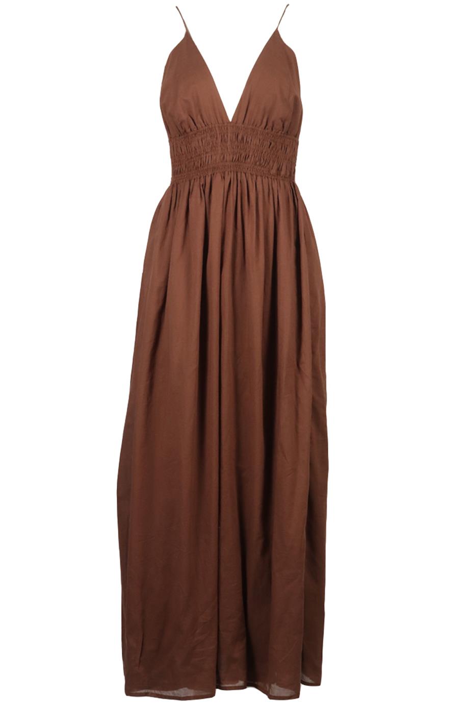 FAITHFULL THE BRAND COTTON MAXI DRESS XLARGE