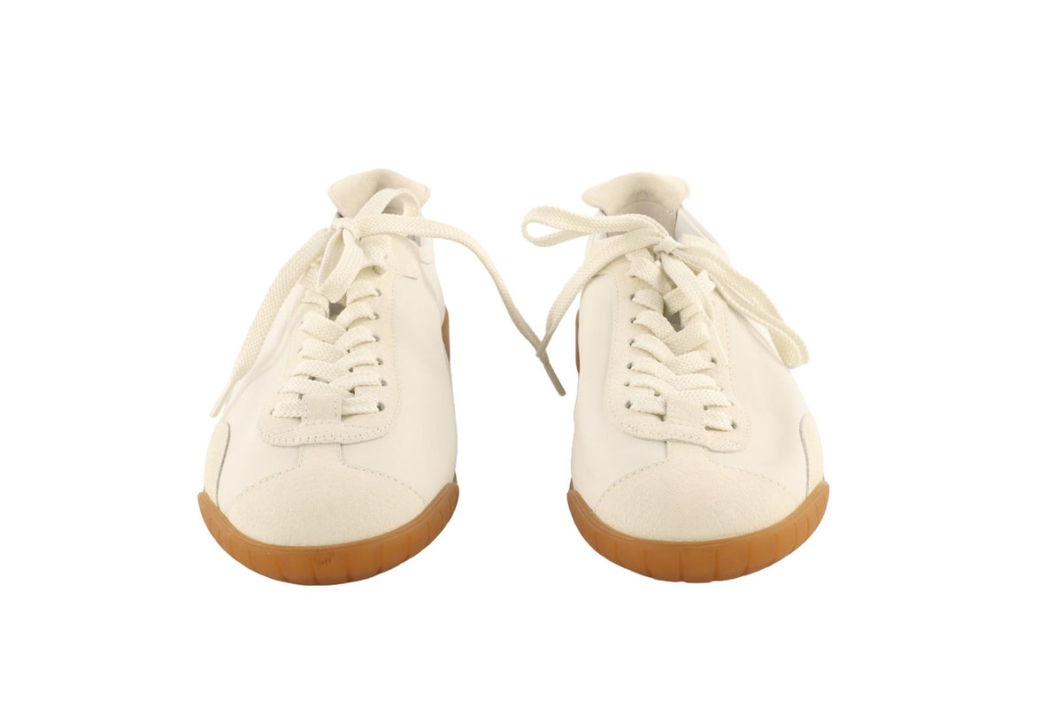 CHANEL WHITE 2026 CC LEATHER SNEAKER EU 38 UK 5 US 8