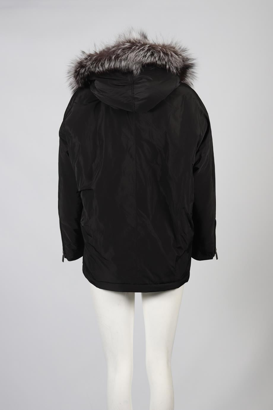 BARBARA BUI FUR JACKET UK 12