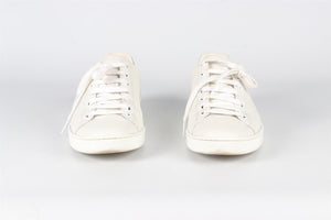 GUCCI WHITE ACE GG LEATHER SNEAKERS EU 38 UK 5 US 8