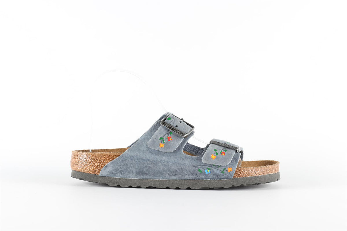 BIRKENSTOCK BLUE SUEDE SANDALS EU 38 UK 5 US 8
