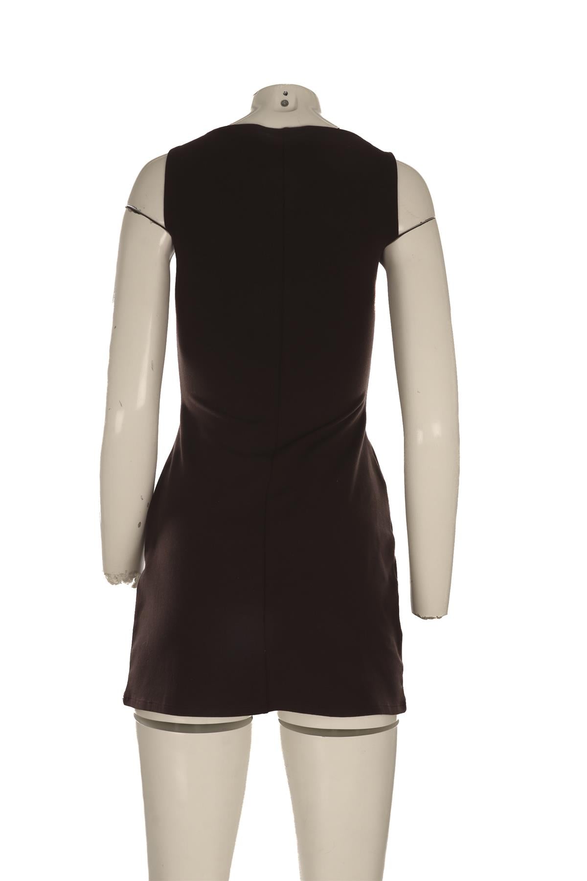 REFORMATION BROWN JERSEY MINI DRESS XSMALL