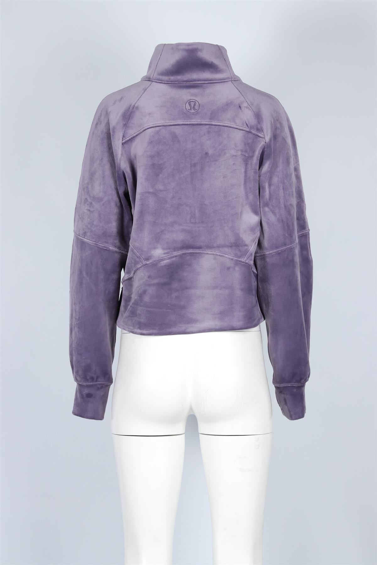 LULULEMON PURPLE VELVET SWEATSHIRT MEDIUM