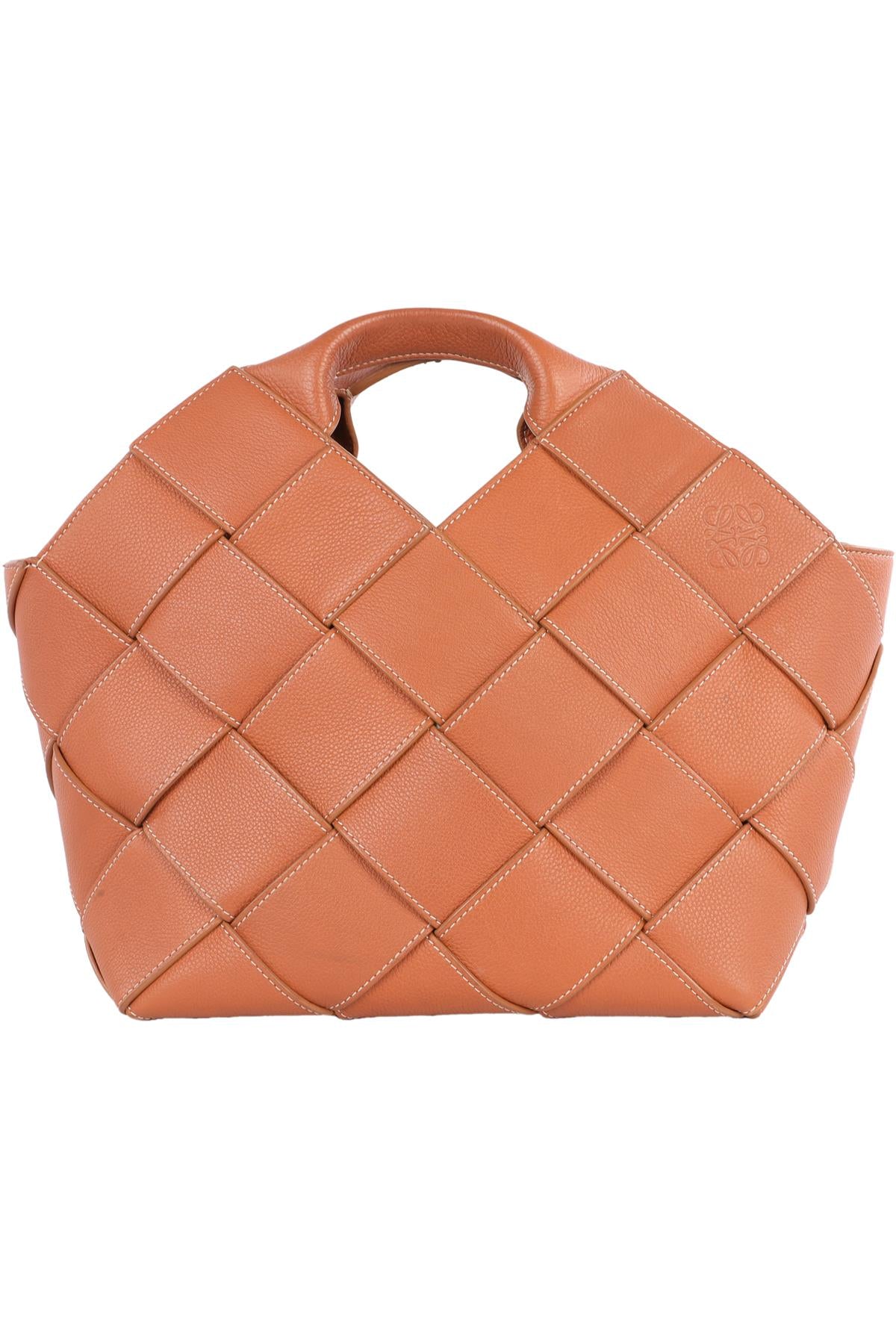 LOEWE BROWN SURPLUS MEDIUM LEATHER TOTE BAG