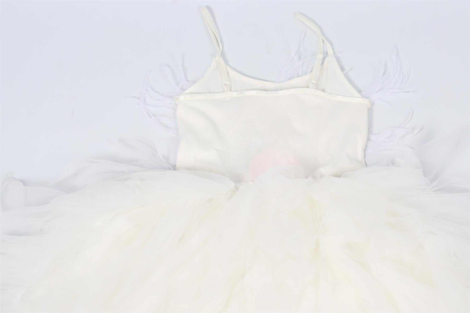 TUTU DU MONDE WHITE KIDS GIRLS TULLE DRESS 10-11 YEARS