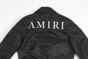 AMIRI BLACK KIDS BOYS NYLON JACKET 8 YEARS