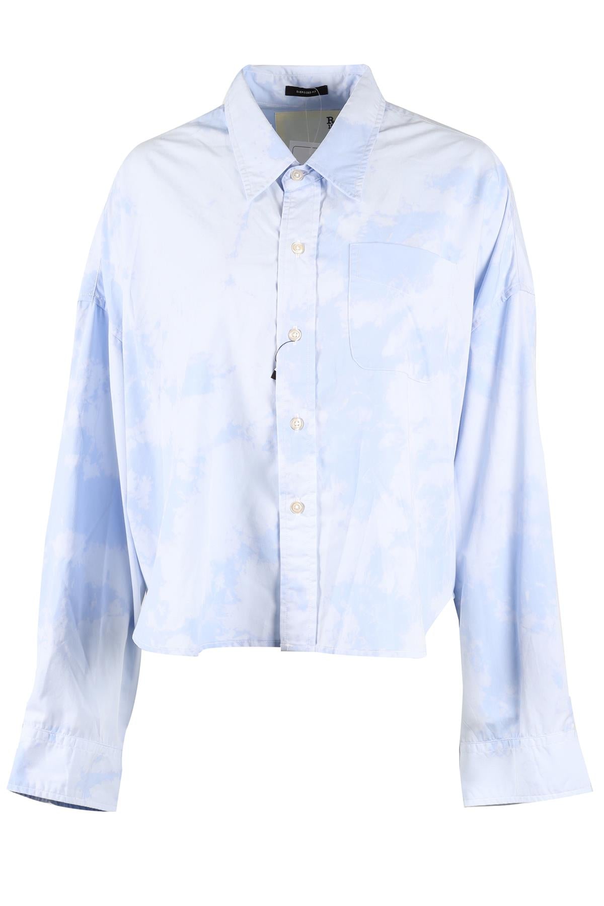 R13 BLUE TWILL SHIRT XSMALL