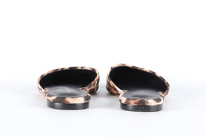 REFORMATION BROWN FABRIC MULES EU 38 UK 5 US 8
